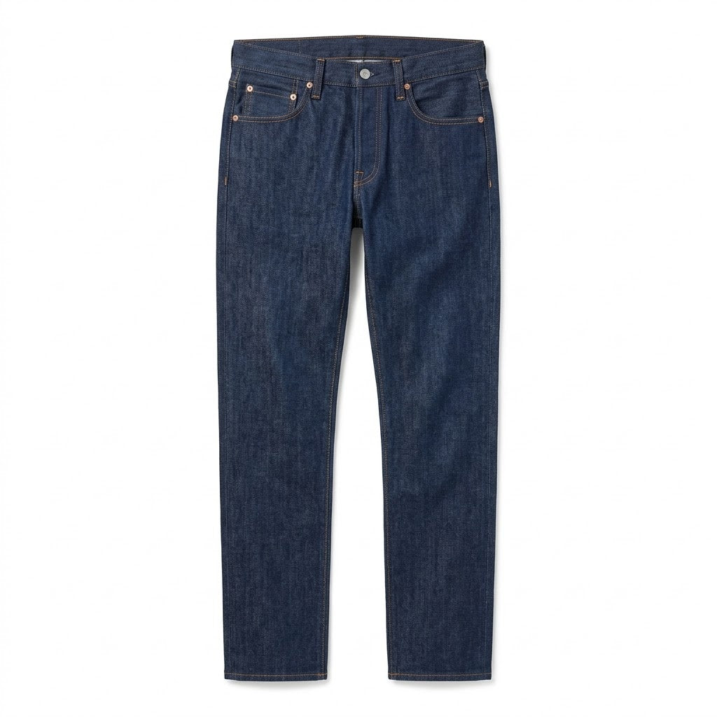 Men's Slim-Fit Raw Selvedge Denim Jeans