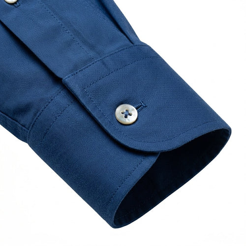 Blue Superfine Cotton Formal Shirt
