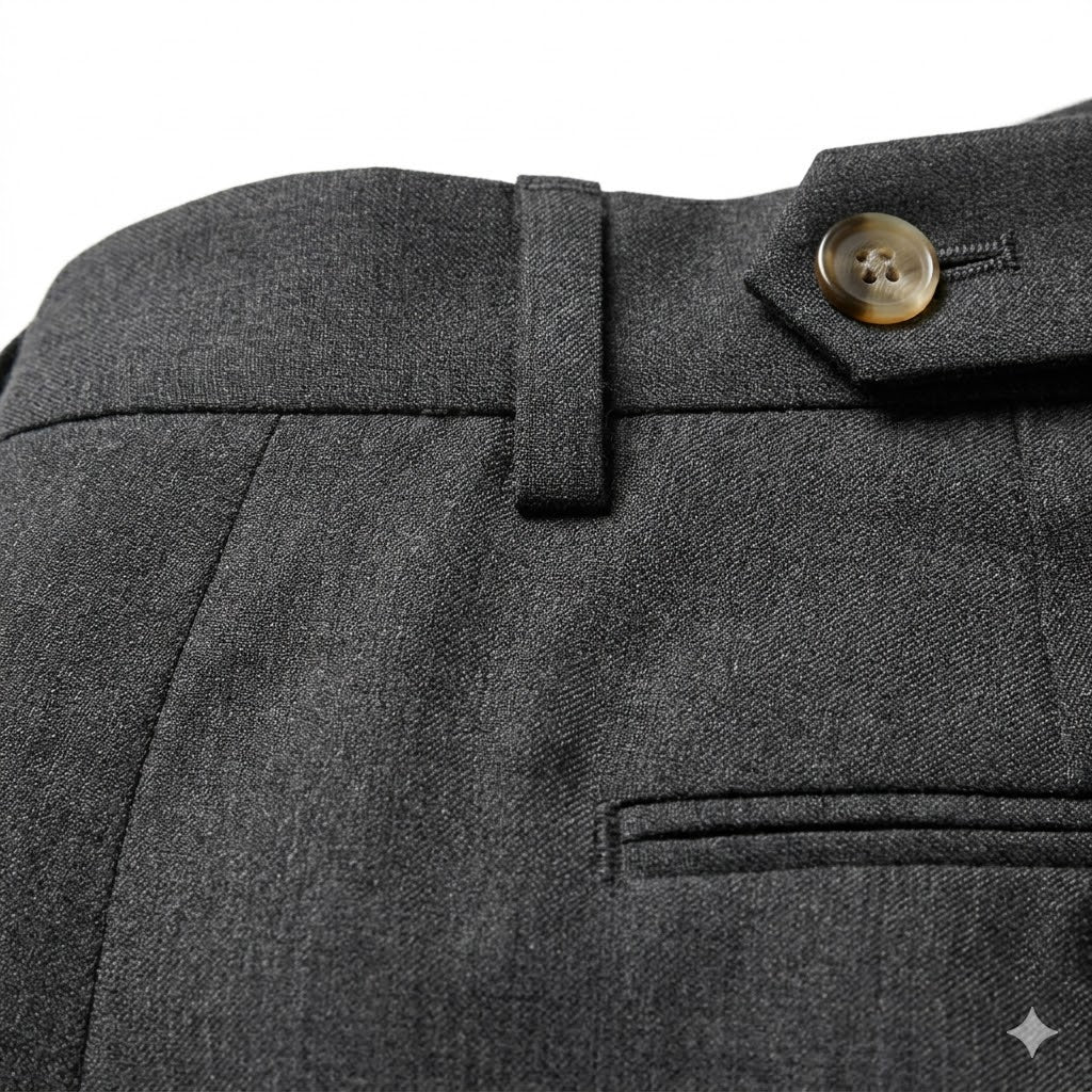 Men’s Premium Wool Tailored Trousers